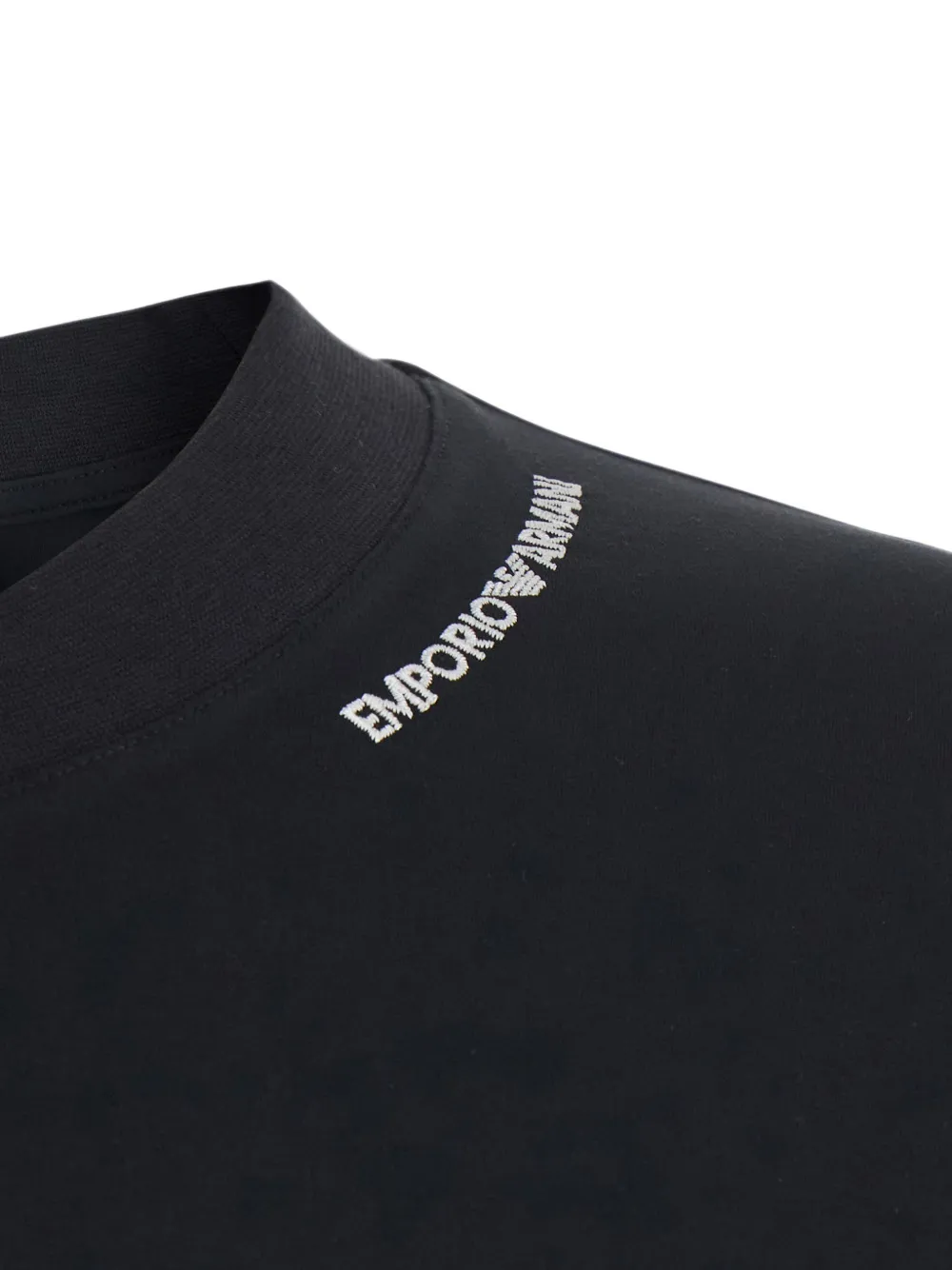 Emporio Armani T-shirt met logoprint Zwart