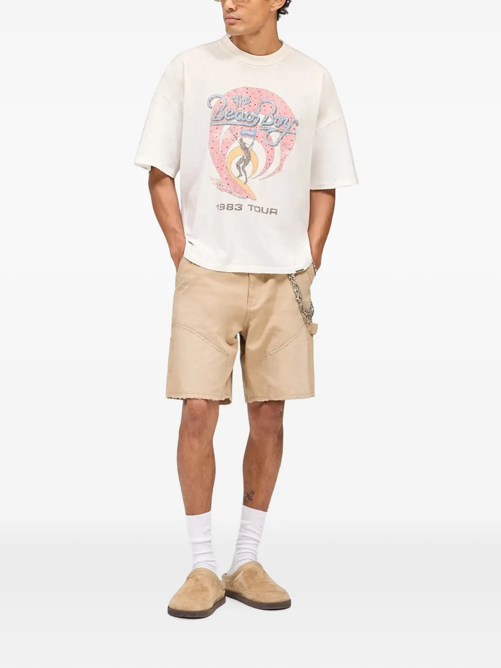 Represent x The Beach Boys Tour T-shirt met grafische print Wit
