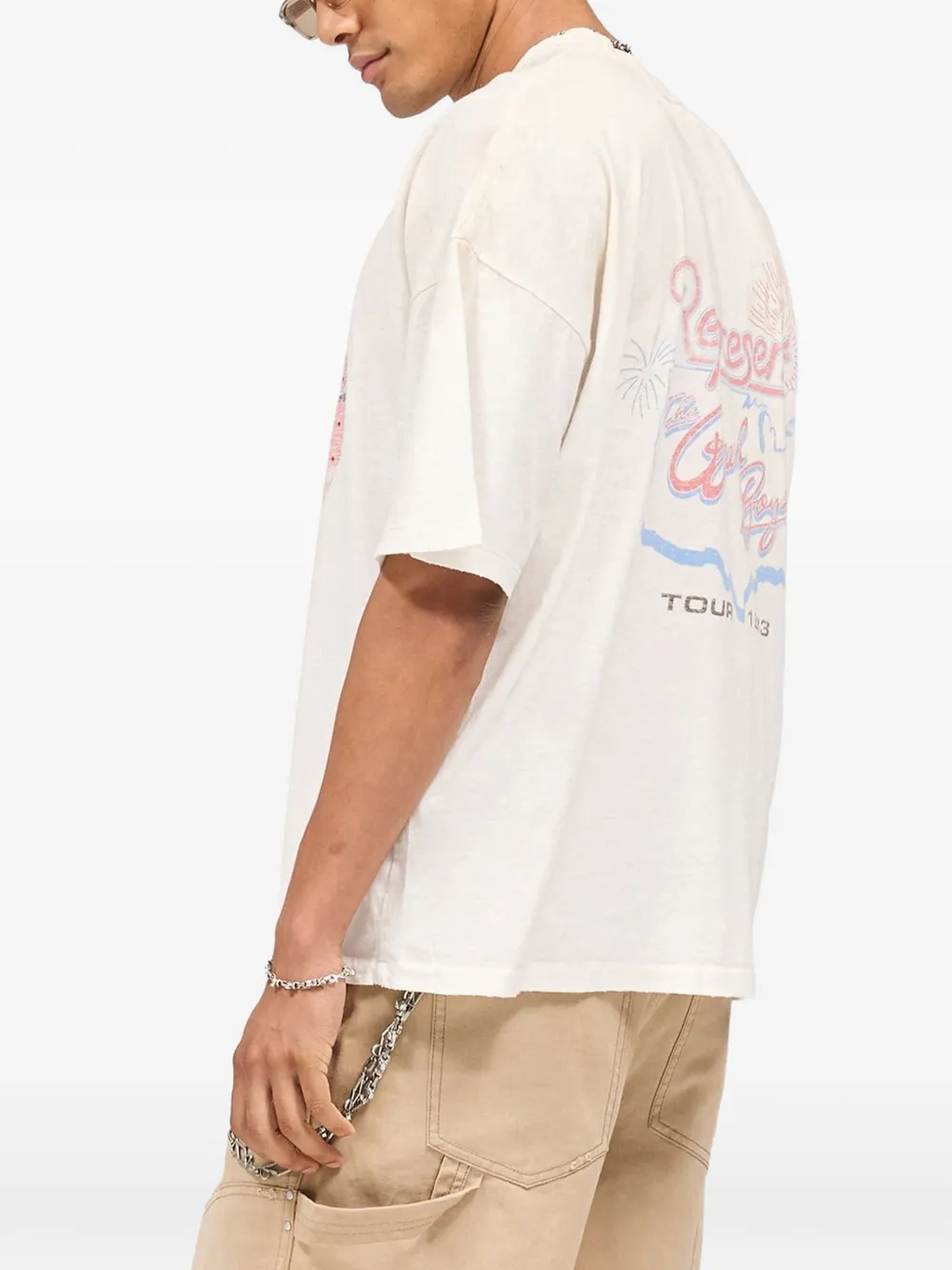 Represent x The Beach Boys Tour T-shirt met grafische print Wit