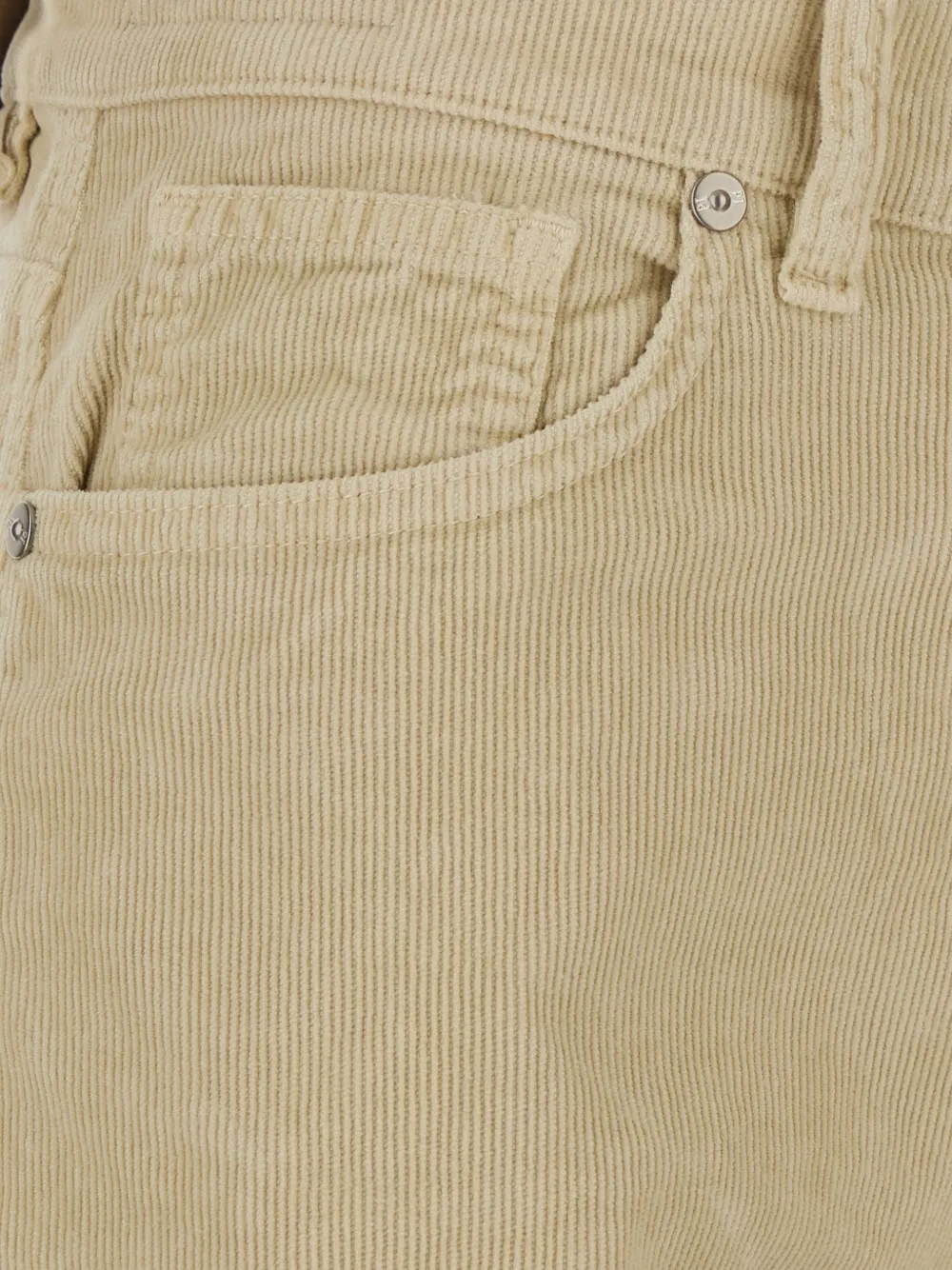 PT Torino Cindy ribfluwelen palazzo broek Beige