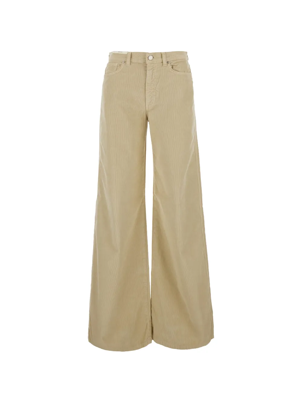 PT Torino Cindy corduroy palazzo pants - Nude