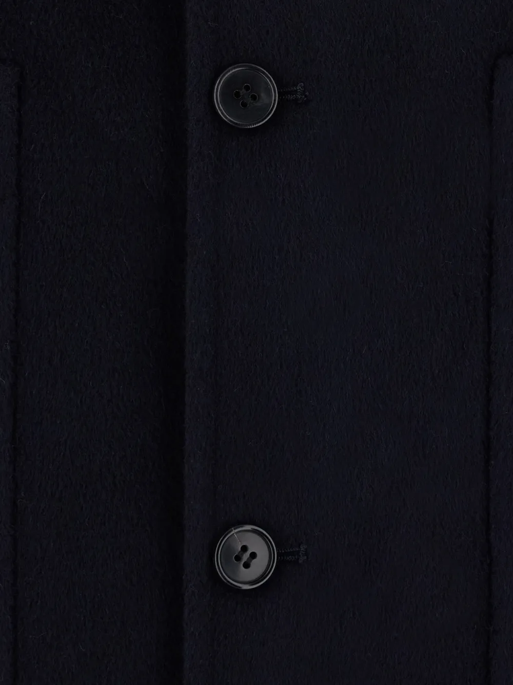 Low Brand button-up wool shirt jacket Blauw
