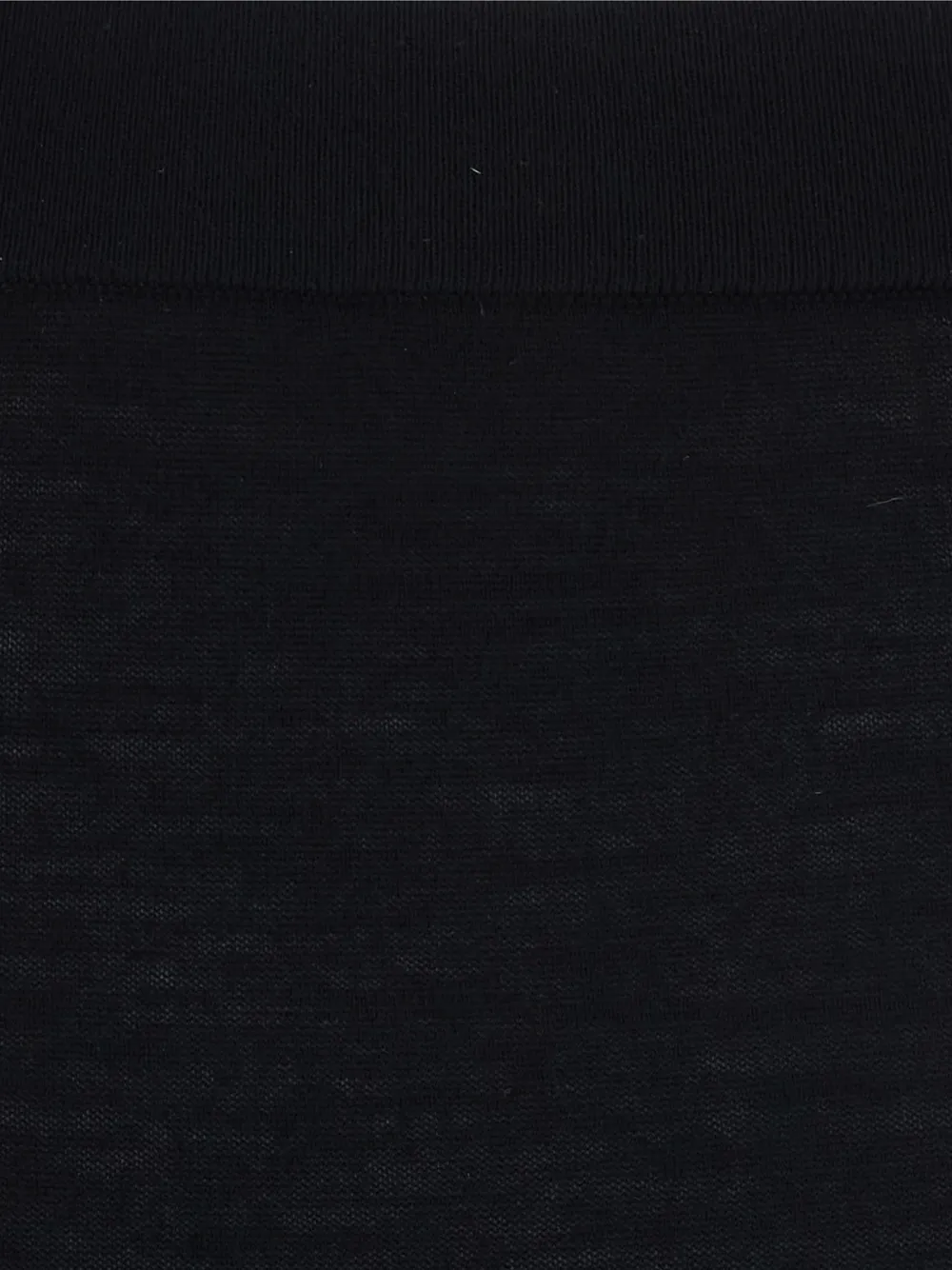 Semicouture Angie gebreide midi-rok met scheerwol Zwart