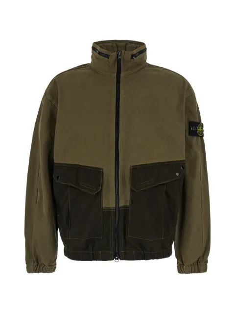 Stone Island logo-patch jacket