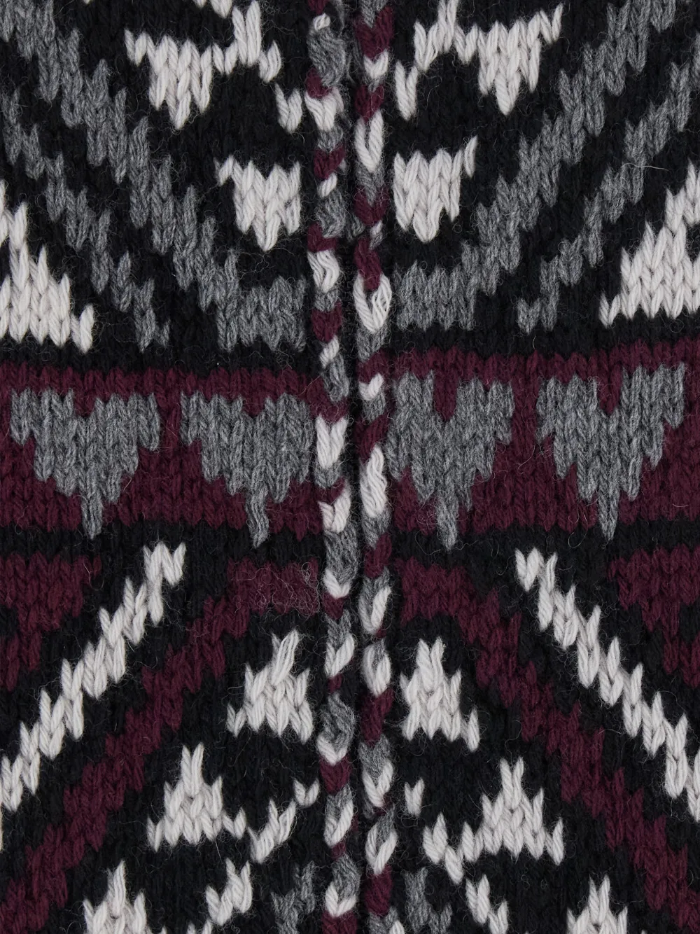 Roberto Collina Vest met geometrisch patroon en rits Zwart