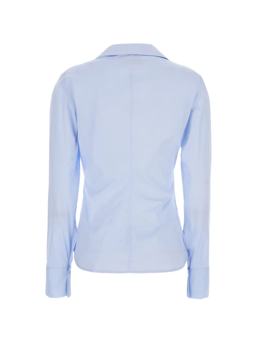 Semicouture Blouse met V-hals Blauw