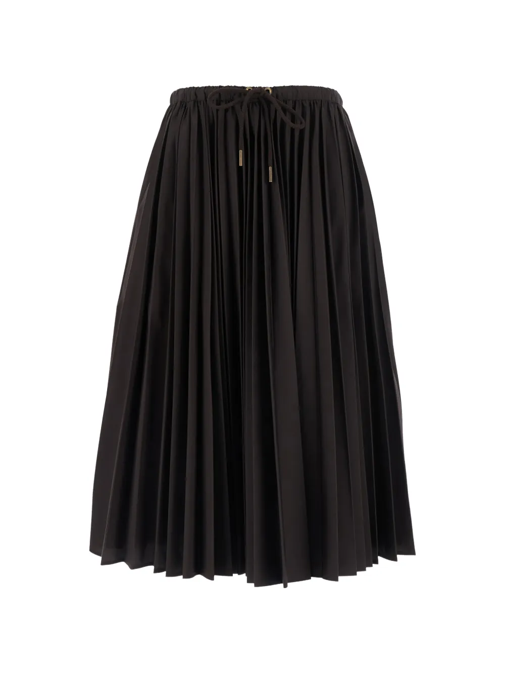Moncler pleated drawstring midi skirt