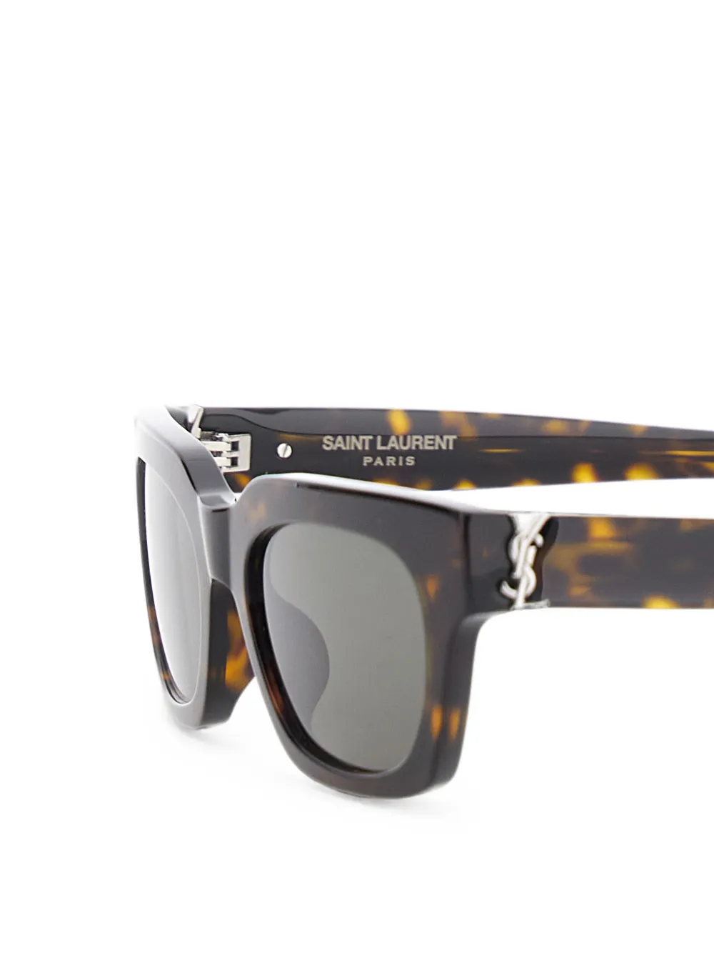 Saint Laurent Eyewear tortoiseshell-effect sunglasses Bruin