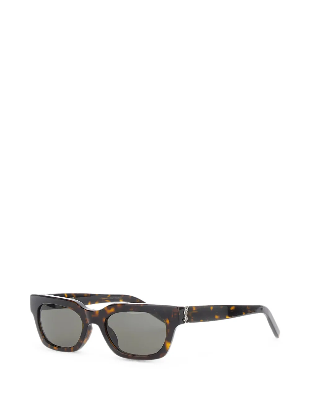 Saint Laurent Eyewear tortoiseshell-effect sunglasses Bruin