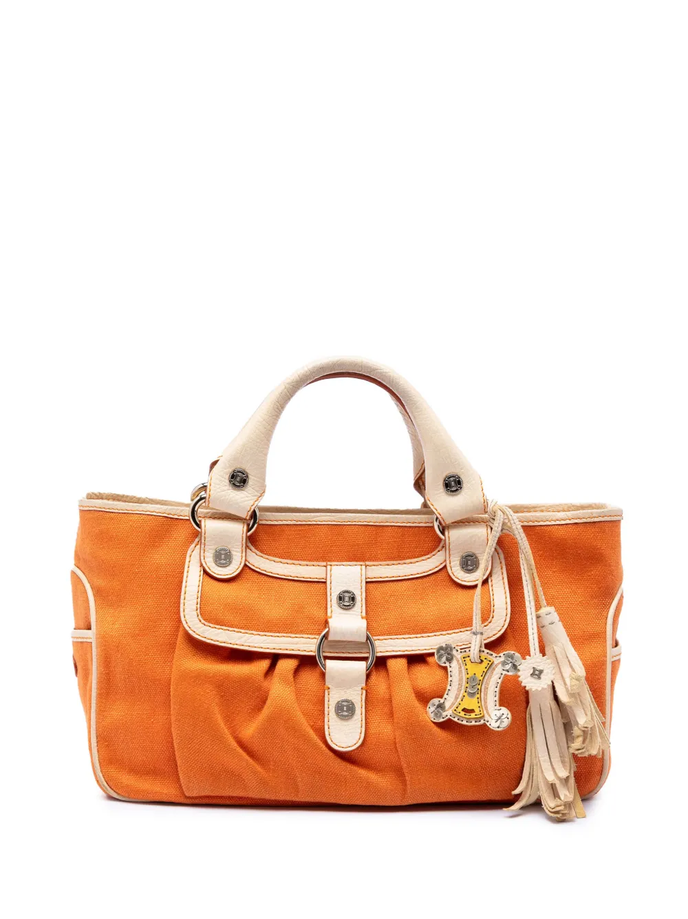 Celine Pre-Owned 2000-2025 Canvas Boogie handbag - Orange