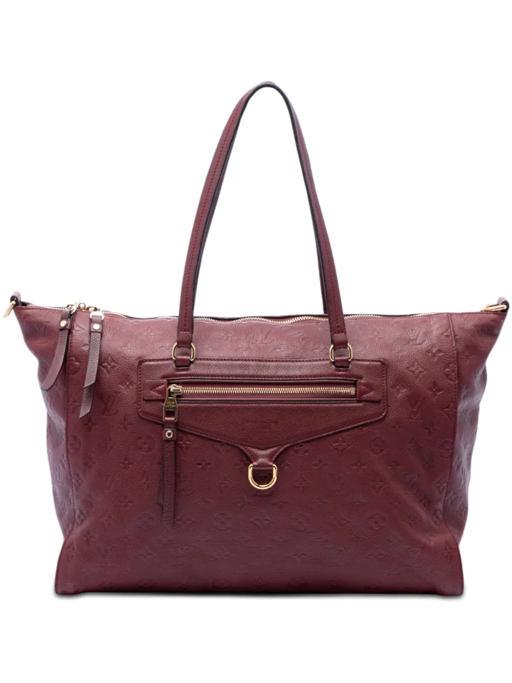 Louis Vuitton Pre-Owned 2011 Monogram Empreinte Lumineuse GM satchel - Red