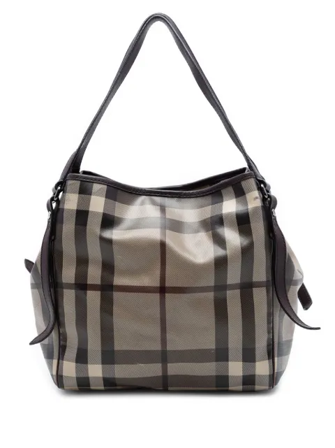 Burberry Pre-Owned 2000-2017 Small Smoke Check Coated Canvas Canterbury tote bag