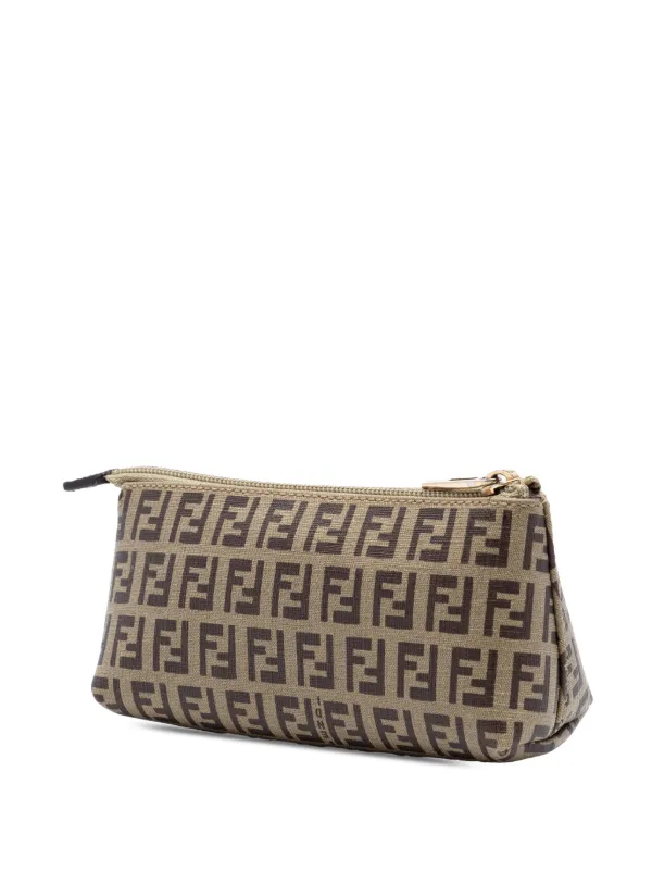 Fendi Pre-Owned 2000-2010 ズッカ キャンバス ポーチ クラッチバッグ