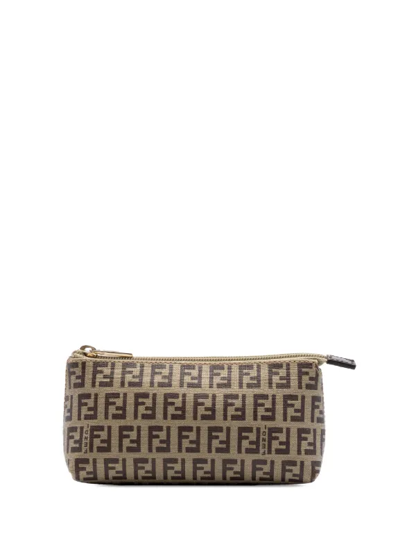 Fendi Pre-Owned 2000-2010 ズッカ キャンバス ポーチ クラッチバッグ