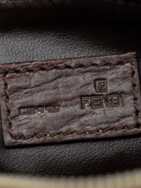 Fendi Pre-Owned 2000-2010 ズッカ キャンバス ポーチ クラッチバッグ
