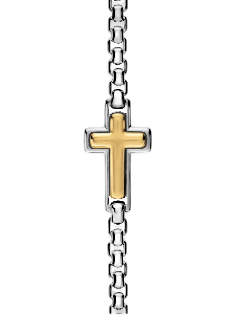  David Yurman Pulsera Cross Station - Plateado 