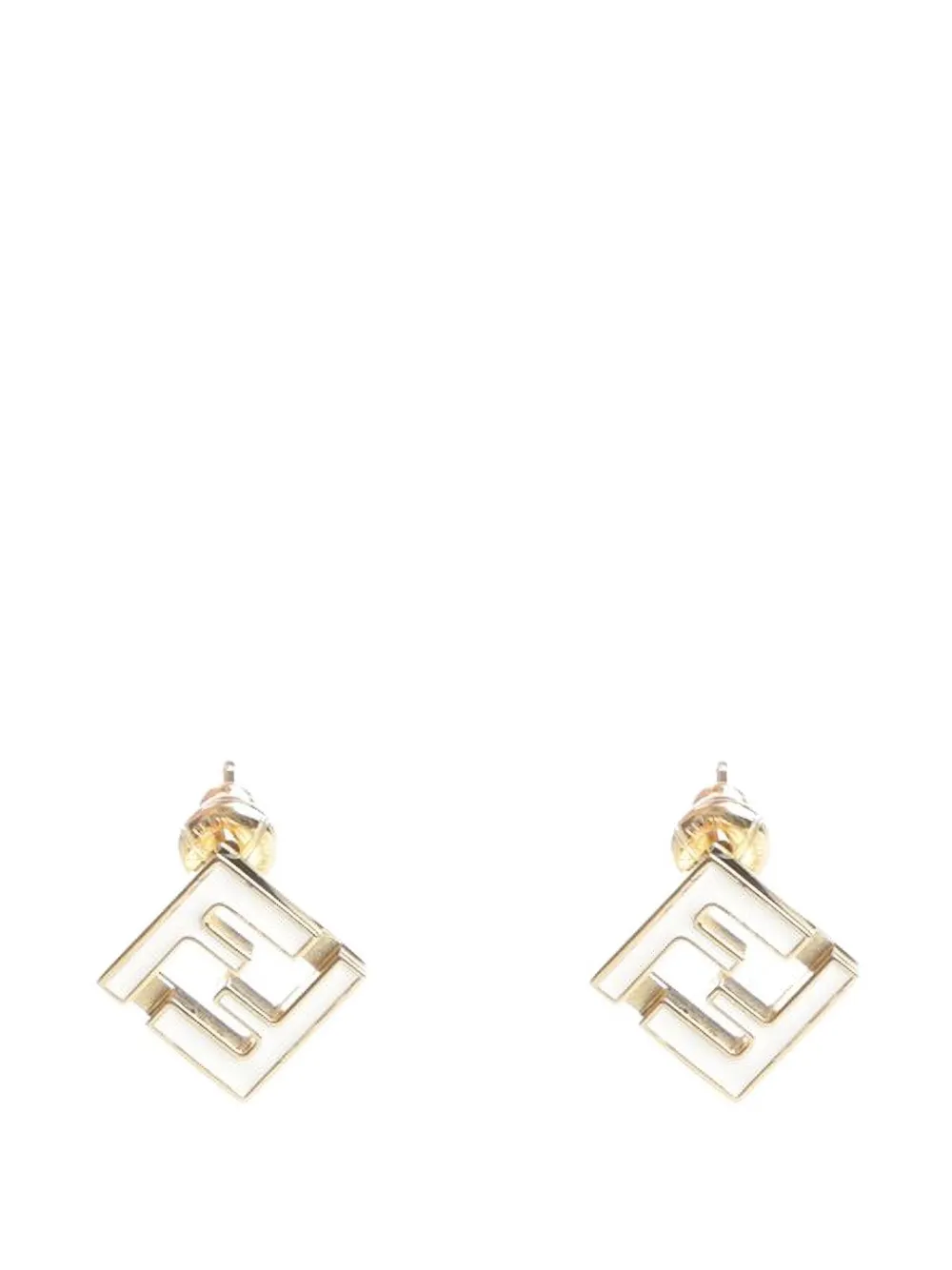 FENDI FF earrings - Gold