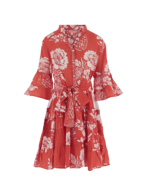 PEP'S floral-print ruffled mini dress
