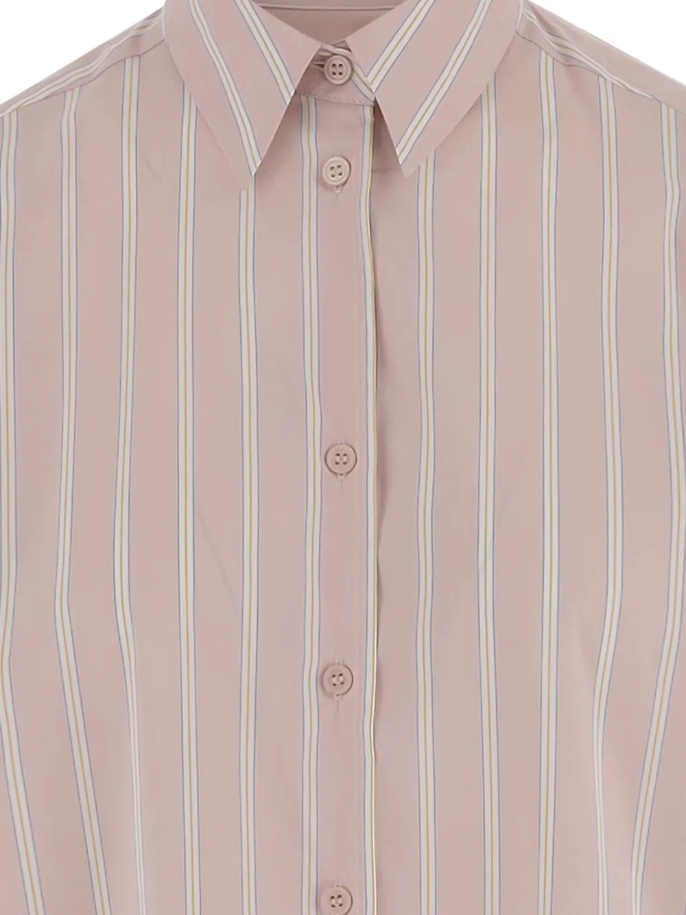 The Frankie Shop Overhemd met gewelfde afwerking Roze