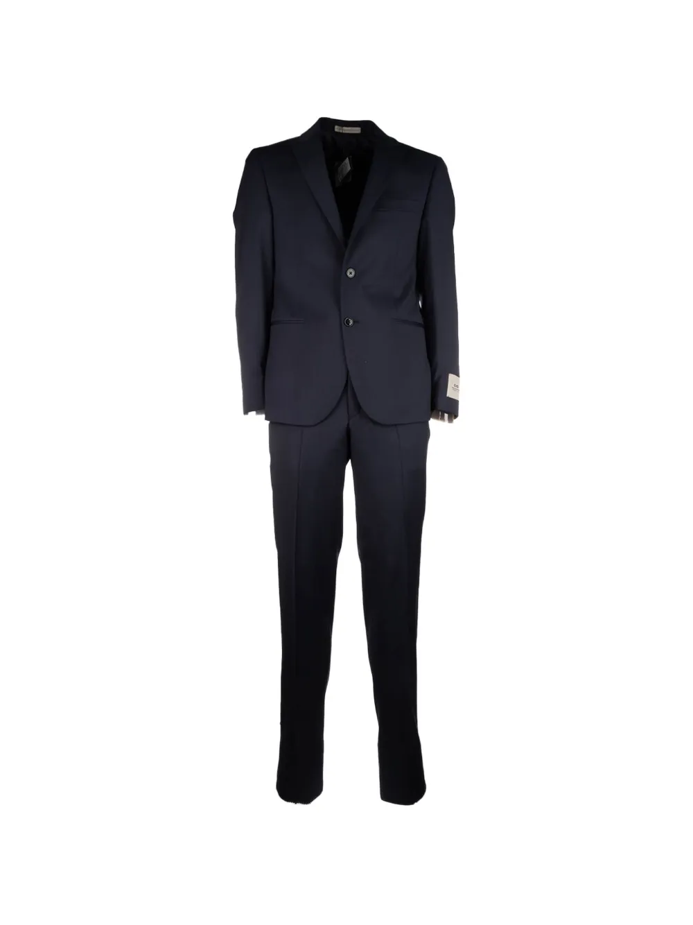 Corneliani single-breasted notch-lapel suit - Blu