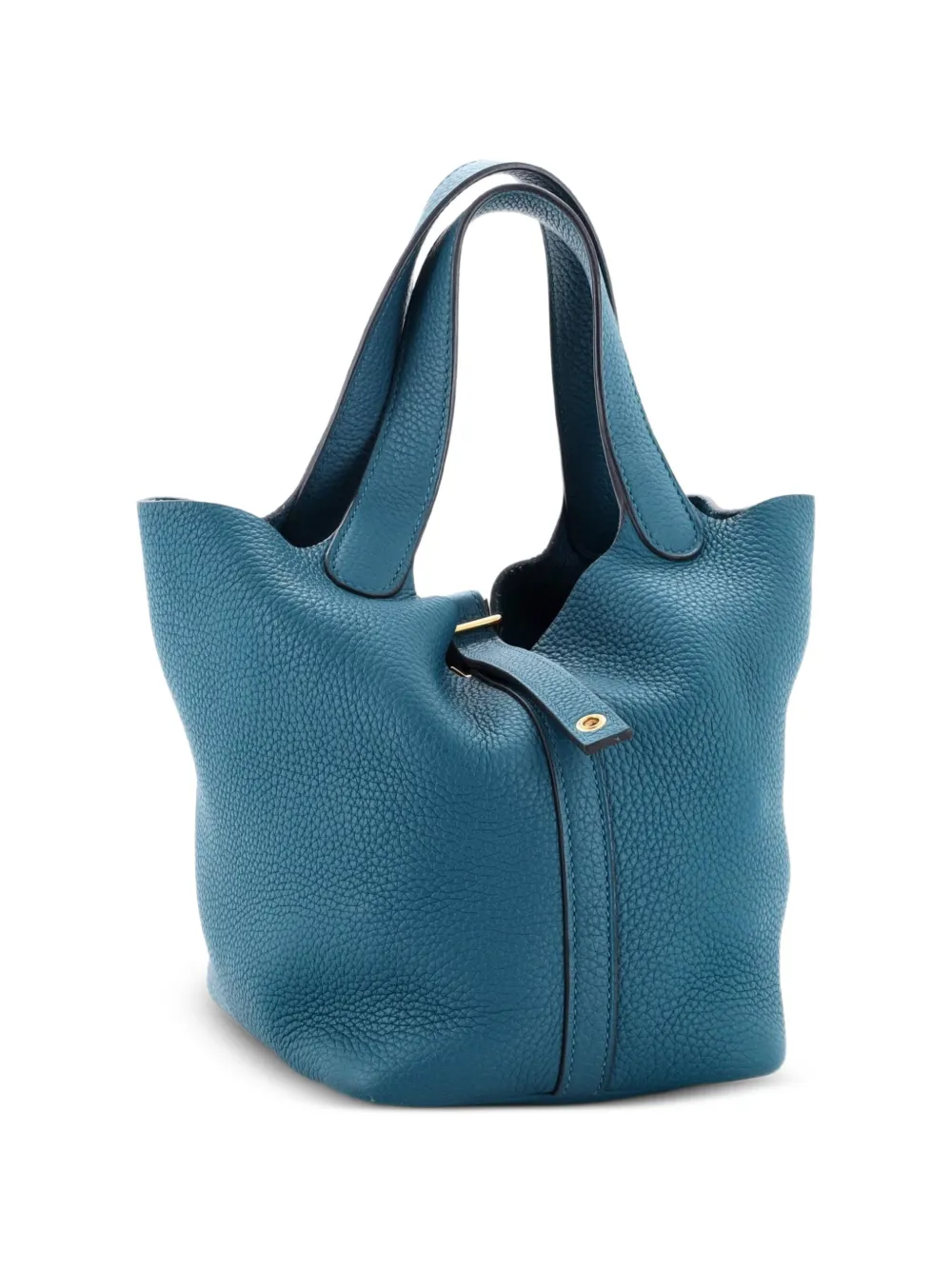 Hermès Pre-Owned Picotin Lock Bag Clemence PM bucket bag - Verde