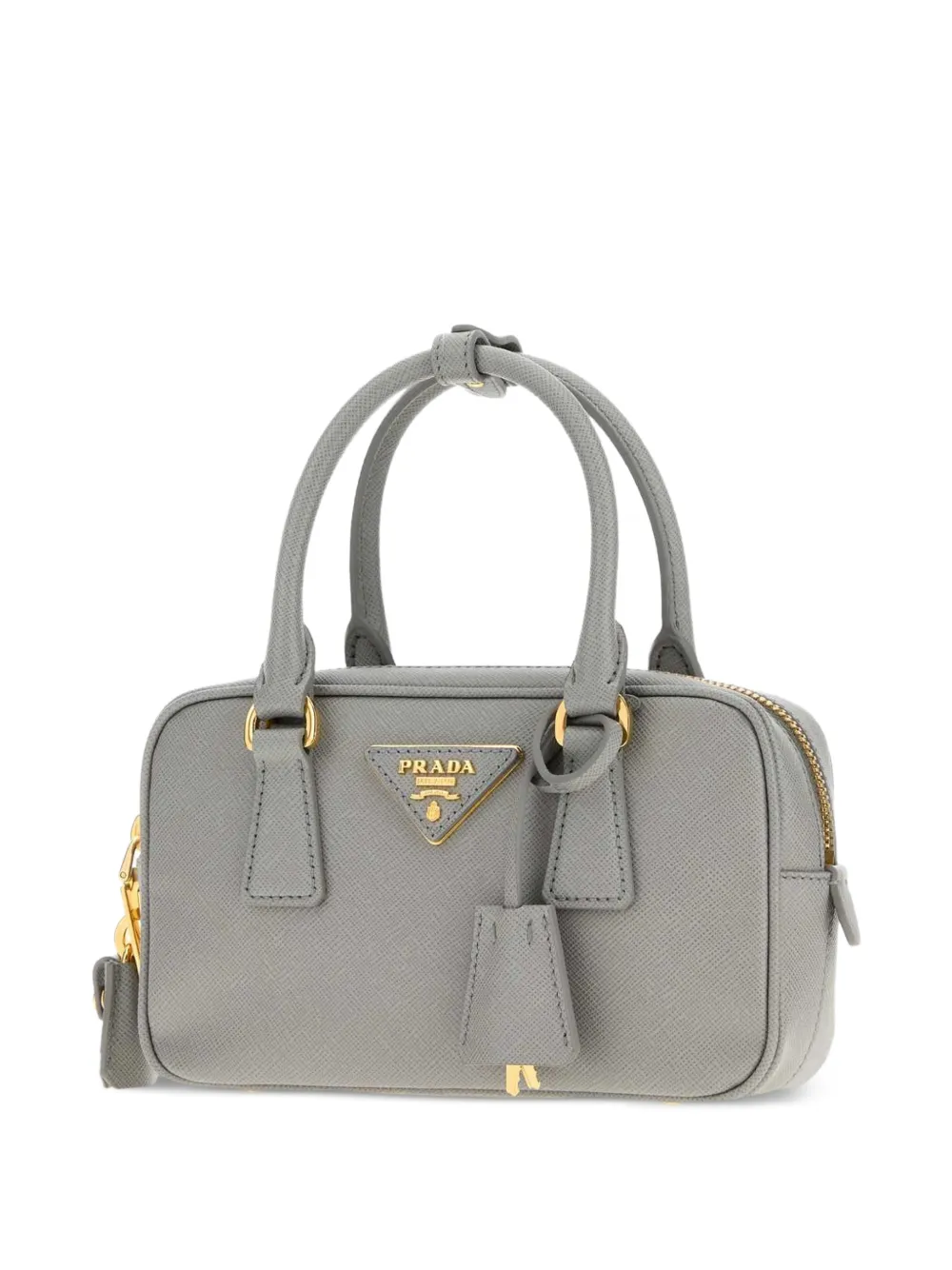 Prada Shopper met handgrepen Grijs