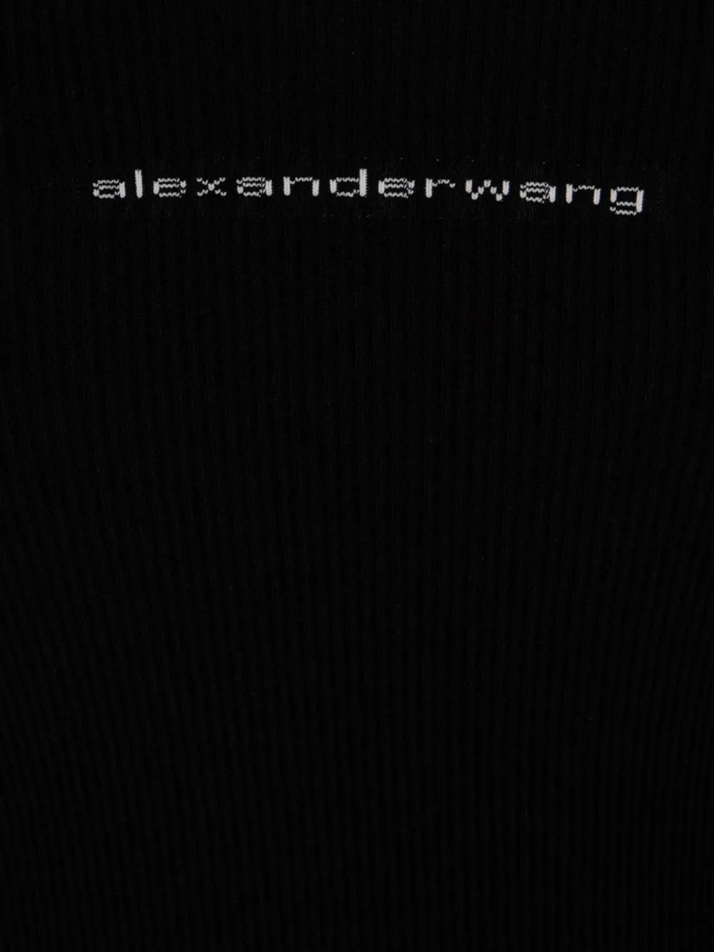 Alexander Wang Mini-jurk met logoprint Zwart