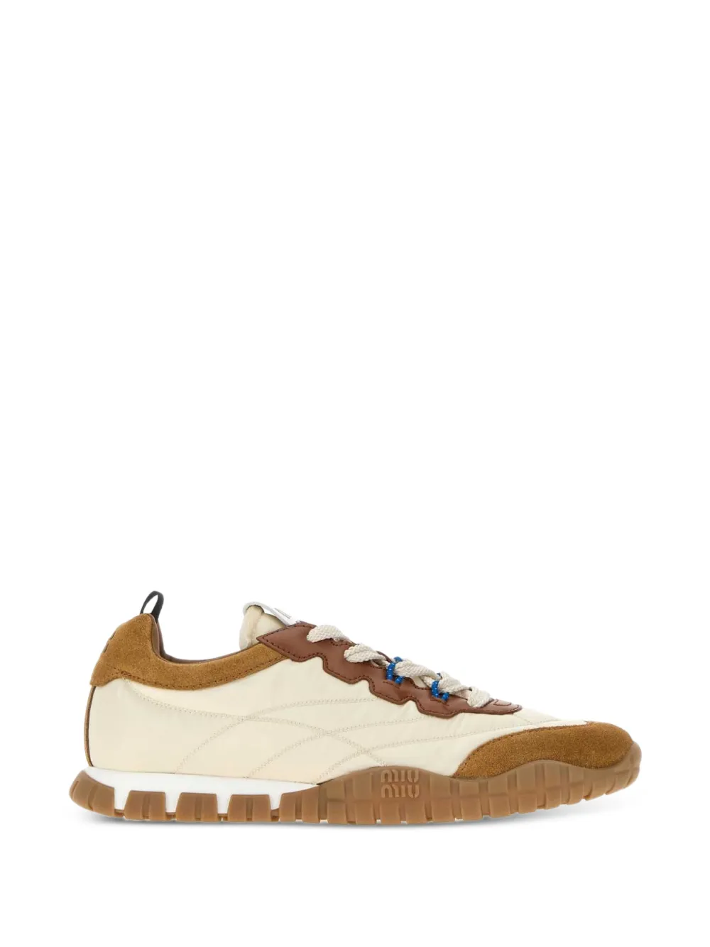 Miu Sneakers met vlakken Beige