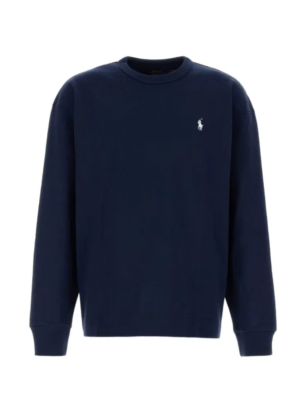 新作タグ付きPolo by Ralph Lauren ロングTシャツ Sサイズ Polo Ralph Lauren ロゴ ロングTシャツ | ブルー | FARFETCH JP