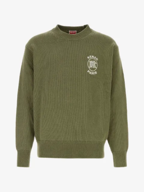 Kenzo suéter con logo bordado