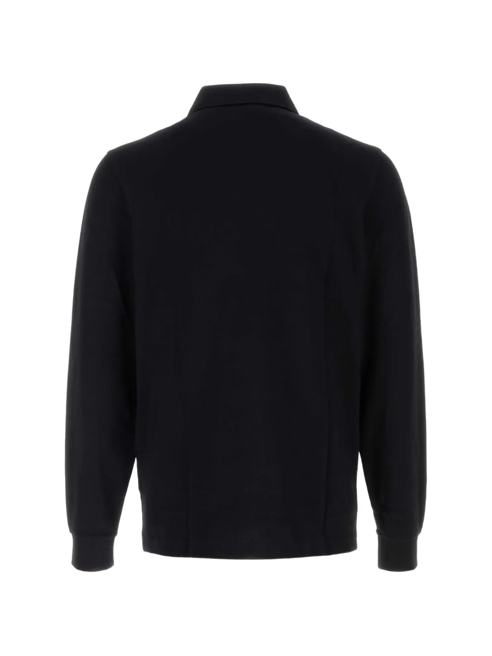 Fred Perry Poloshirt met geborduurd logo en lange mouwen Zwart