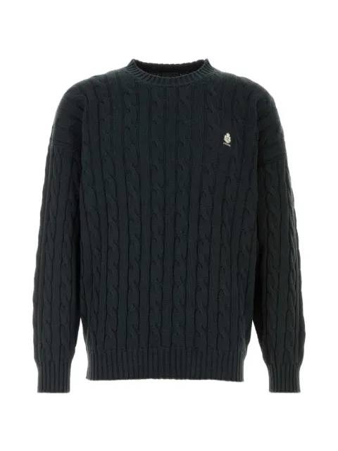 Prada logo-patch sweater