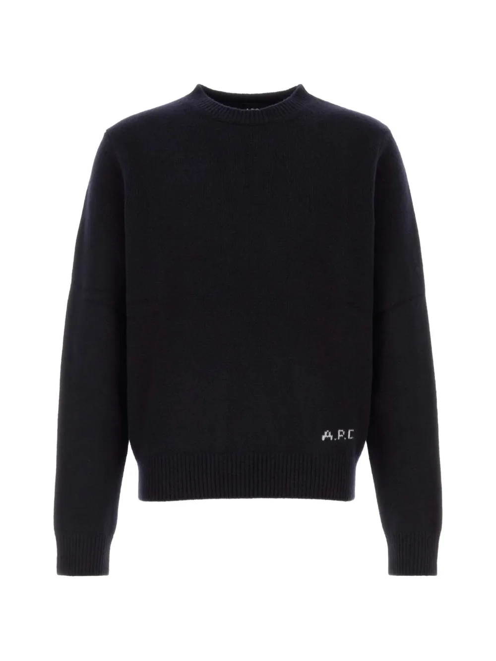 A.P.C. 에드몬드 로고 자수 스웨터 | 블루 | Image 1