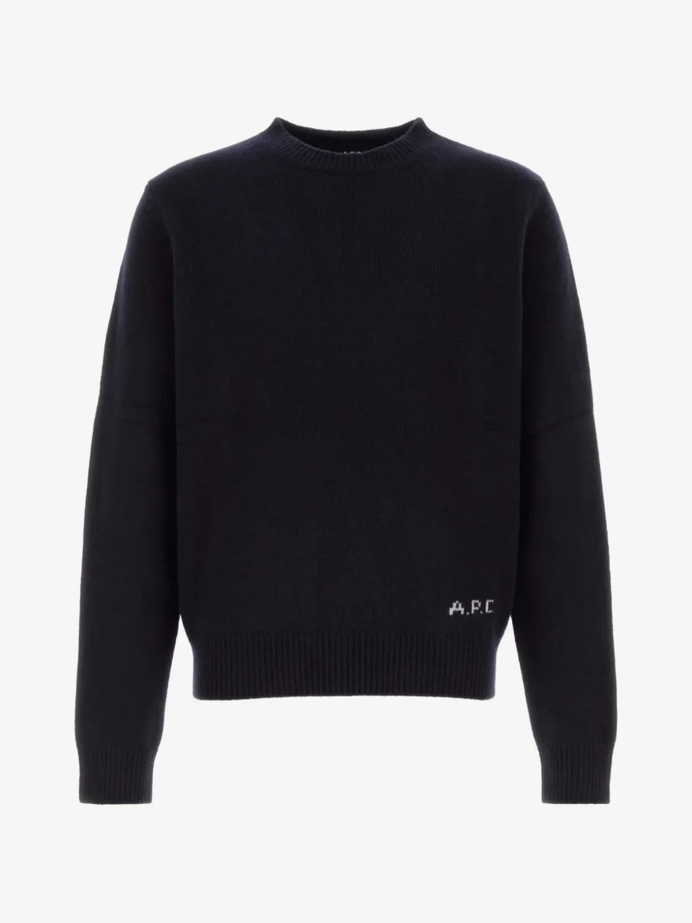 A.P.C. Edmond logo-embroidered sweater | Blue | Image 1