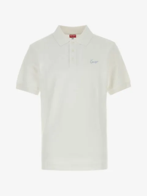 Kenzo Signature logo-embroidered piqué polo shirt