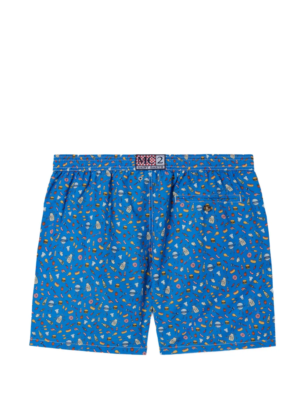 MC2 Saint Barth Zwembroek met print Blauw