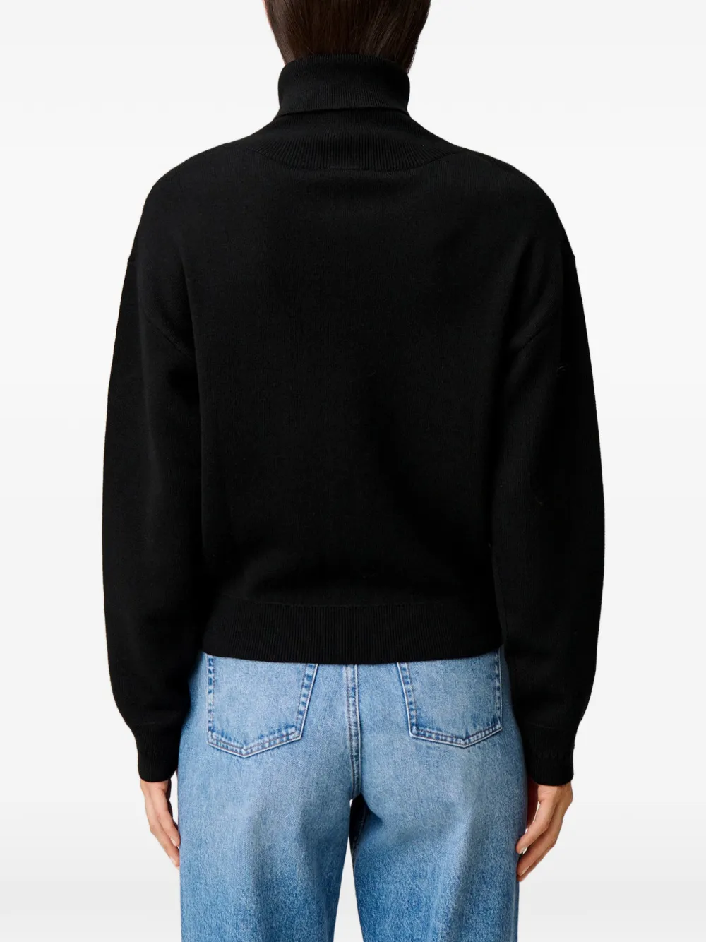 Claudie Pierlot Gebreid vest met rits Zwart