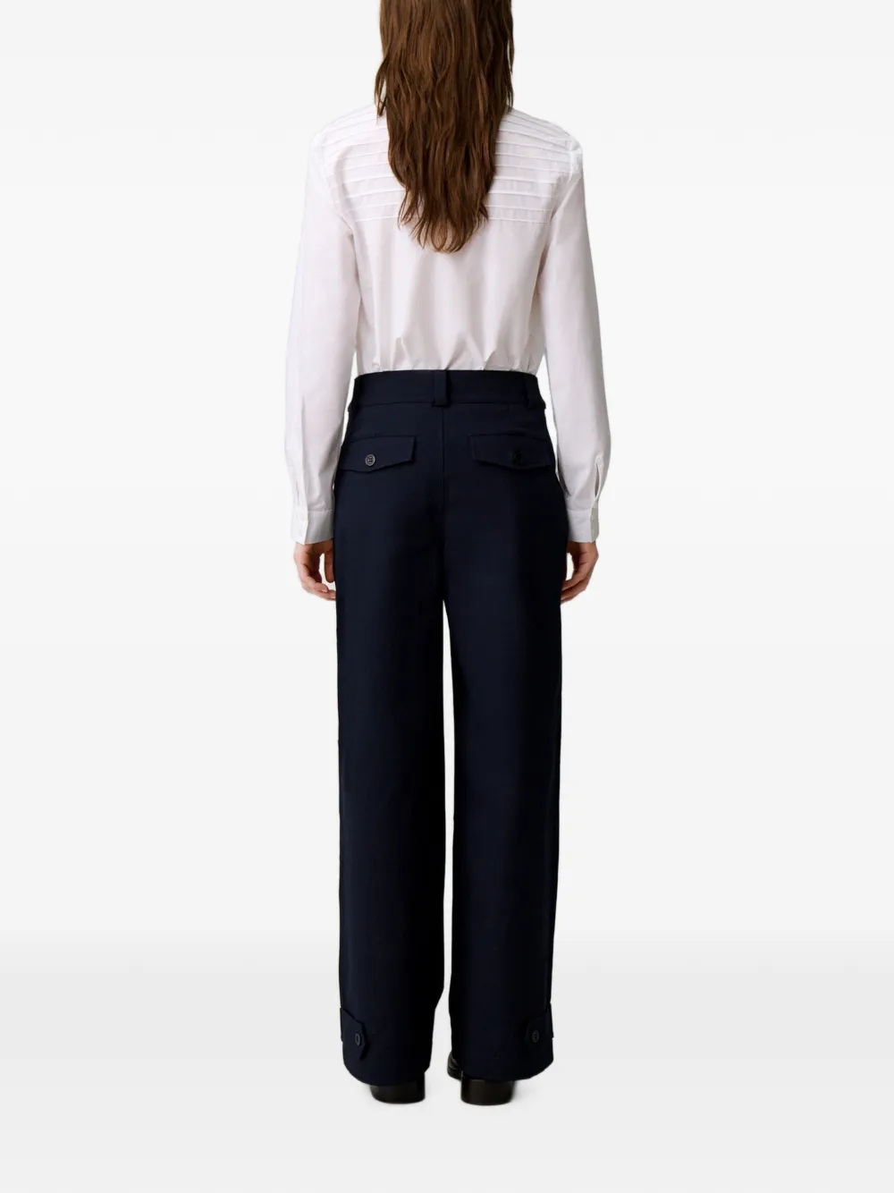 Claudie Pierlot Straight broek Blauw