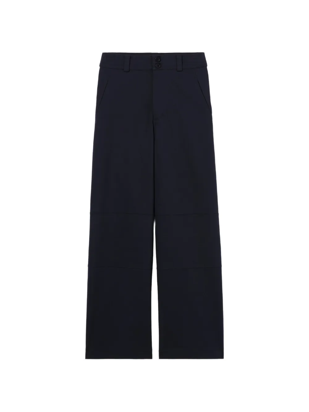 Claudie Pierlot button-fastening straight-leg trousers - Blu