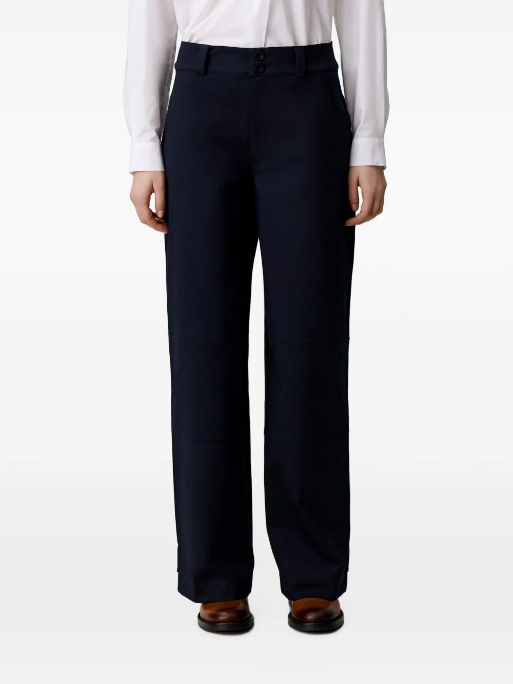 Claudie Pierlot Straight broek Blauw