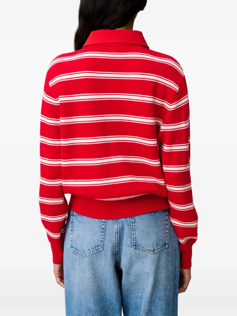 Claudie Pierlot Gestreept vest Rood