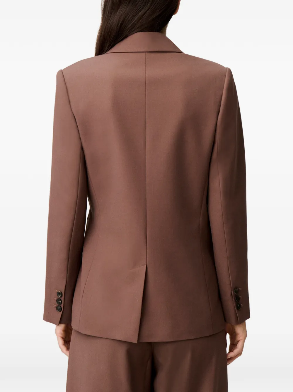Claudie Pierlot Straight jack met zilveren gesp Bruin