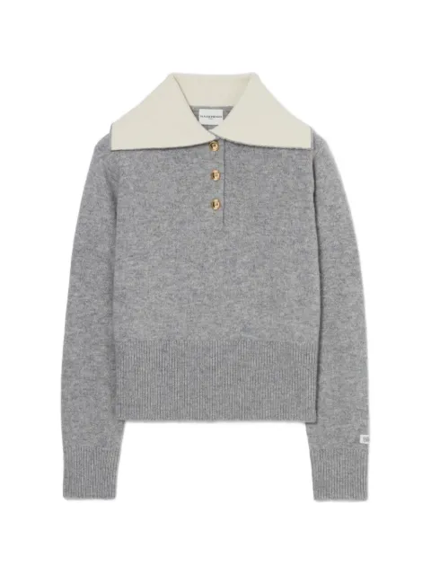 Claudie Pierlot jersey holgado de lana con media cremallera