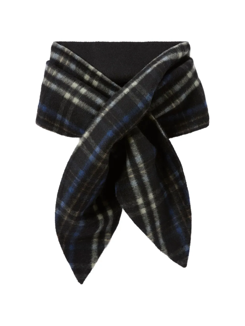 Claudie Pierlot double-sided check scarf - Nero