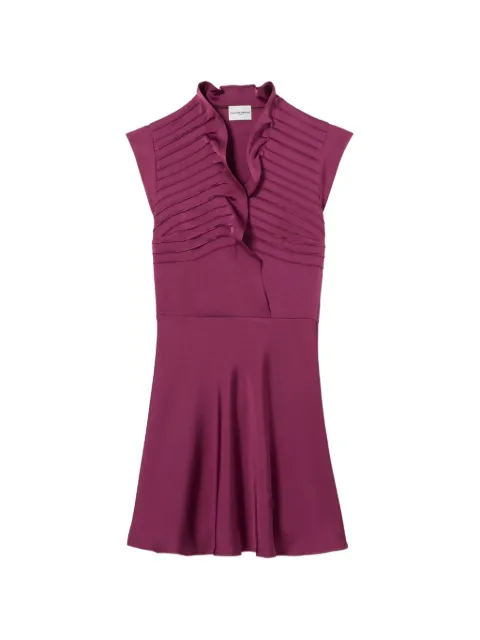 Claudie Pierlot ruffled pleated dress
