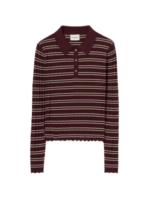 Claudie Pierlot multicoloured striped knit jumper