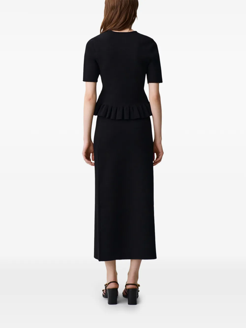 Claudie Pierlot Top met ronde hals Zwart