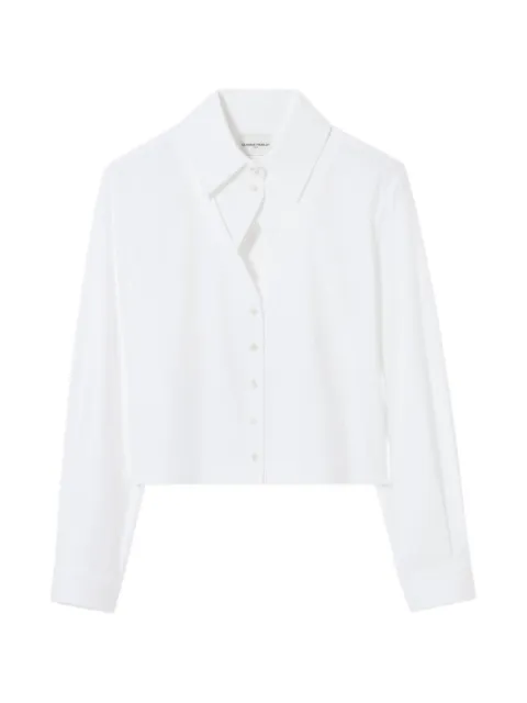 Claudie Pierlot cropped cut-out shirt