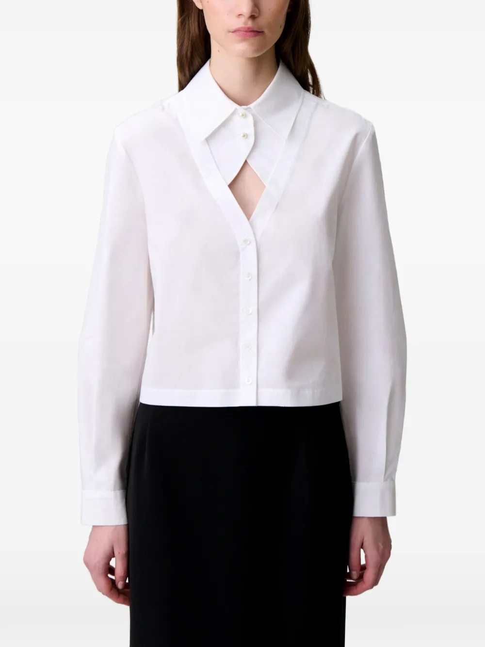 Claudie Pierlot Katoenen blouse Wit