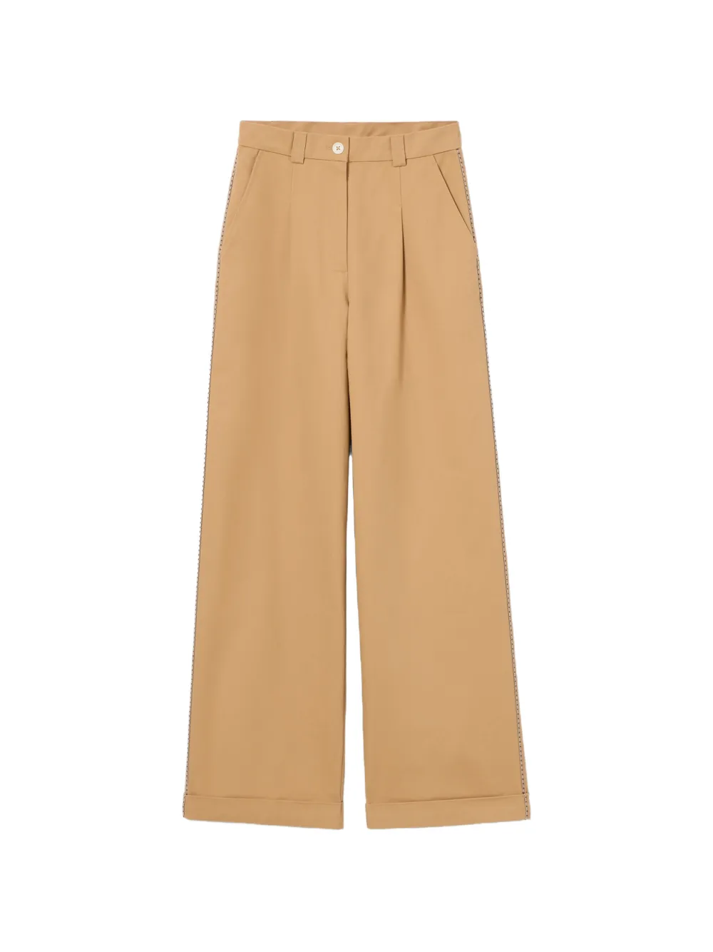 Claudie Pierlot straight pleated trousers - Toni neutri
